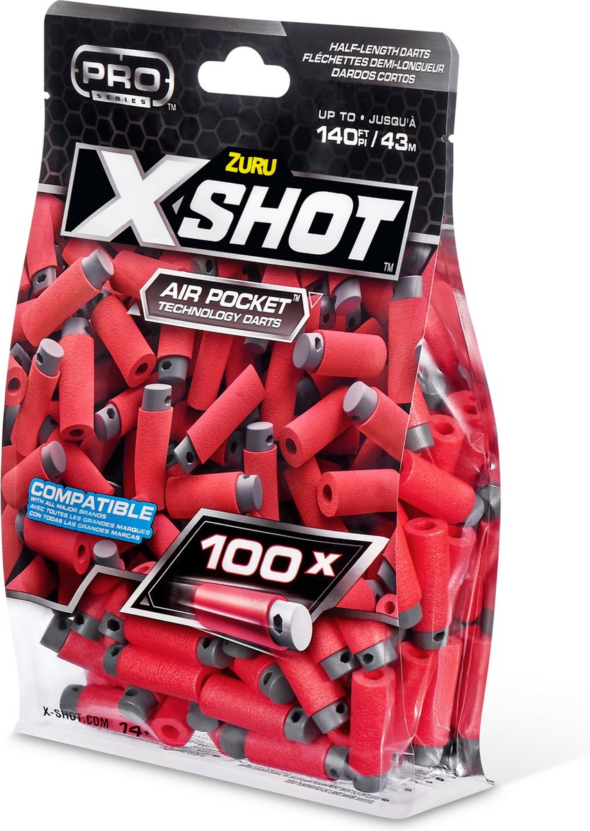 اكس شوت سهام اس 1 مسدسات مطاطية Zuru