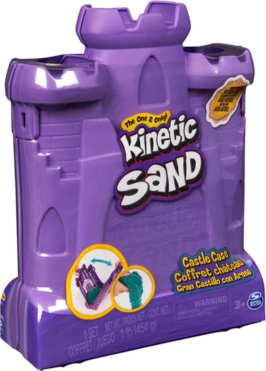 كينتك ساند علبة قلعة الرمل تشكيل الرمل Kinetic SAND
