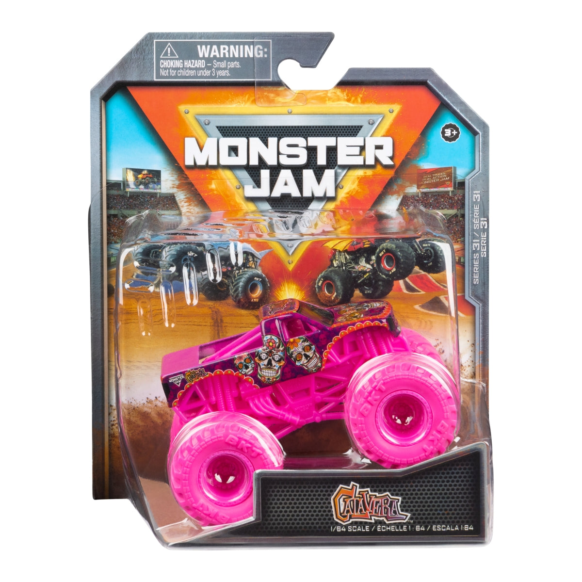 مونستر جام سيارة كالفيرا الوردية المركبات المتنوعه Monster Jam