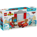ليجو 10456 دبلو ماكوين يزور ورشة دوك مكعبات التركيب LEGO