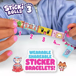 ستيكي رولز سوار ملصقات ستيكي باند الإصدار 3 الخرز والاكسسوارات Sticki Rolls