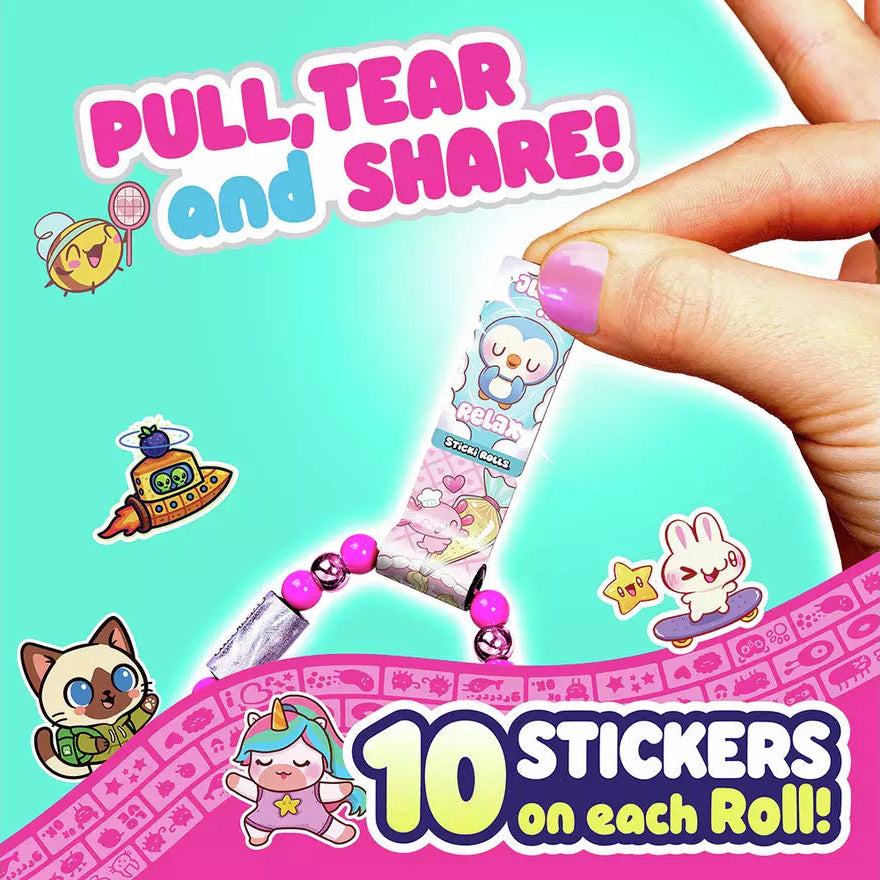 ستيكي رولز سوار ملصقات ستيكي باند الإصدار 3 الخرز والاكسسوارات Sticki Rolls