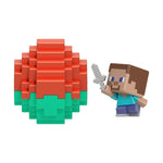 بيضة ماينكرافت صغيرة مع مجسم ستيف مجسمات الشخصيات Minecraft