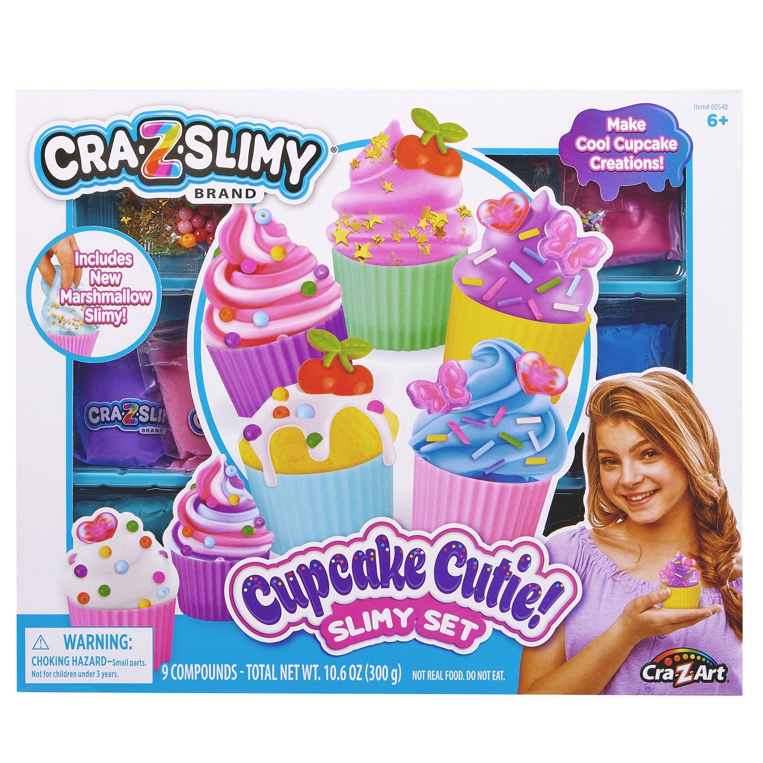 مجموعة كريز سلايم كب كيك سلايم Cra-Z-Slimy