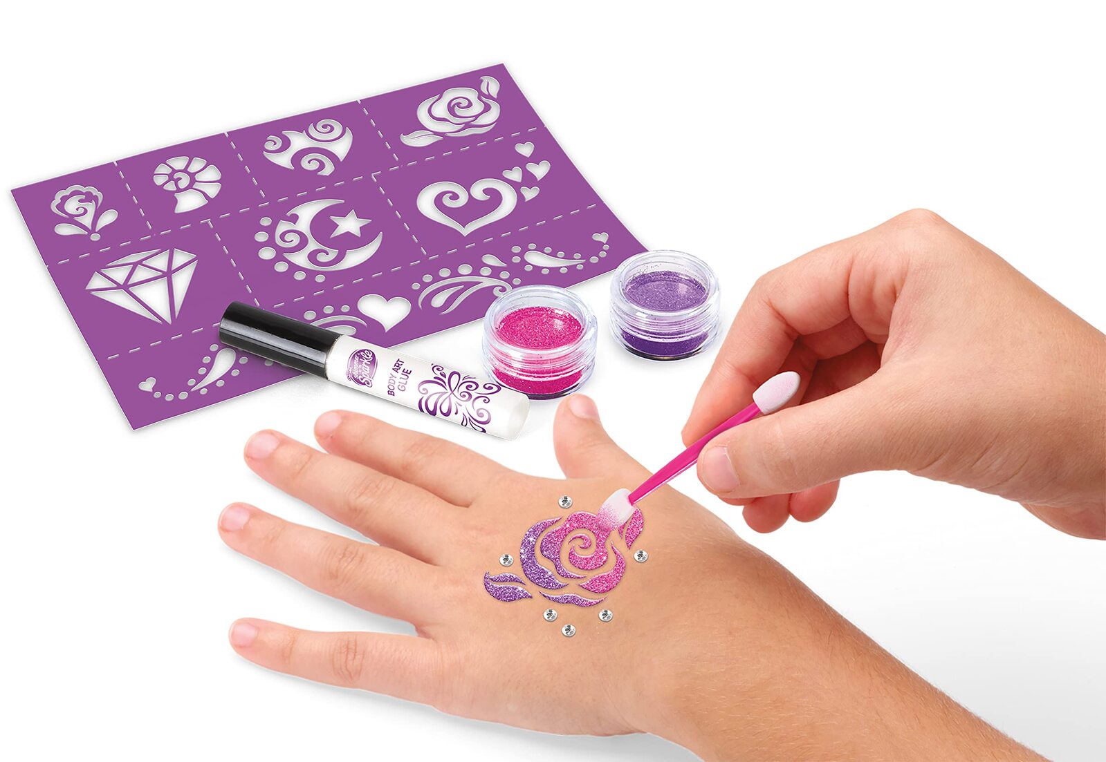 شيمر اند سباركل مجموعة تجميل لامعة 3 في 1 المكياج والتجميل Shimmer N Sparkle