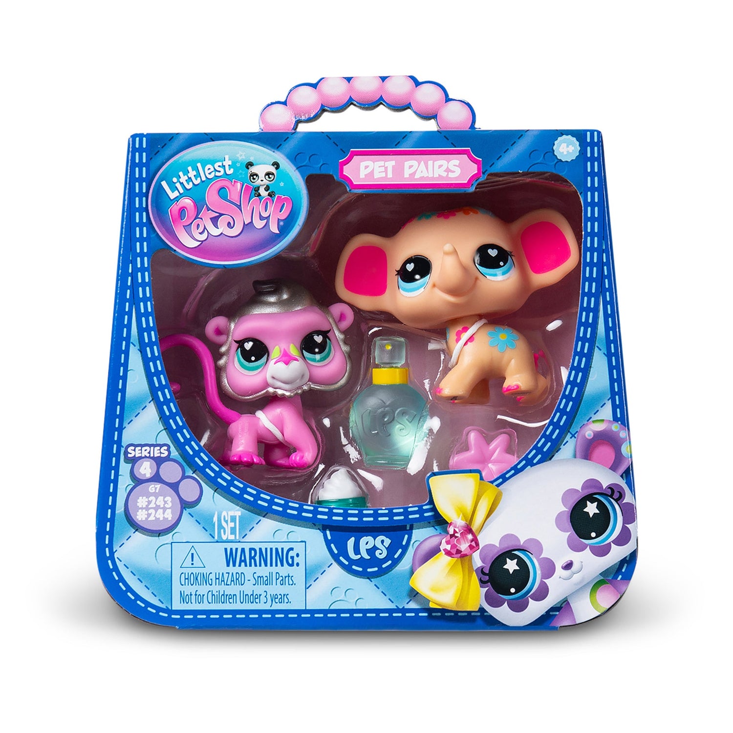 ليتلست بت شوب مجسم فيل وقرد البابون مجسمات الحيوانات Littlest Pet Shop