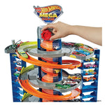 هوت ويلز العاب سيتي ميجا جراج مع مصعد حلزوني سيارات داي كاست HotWheels