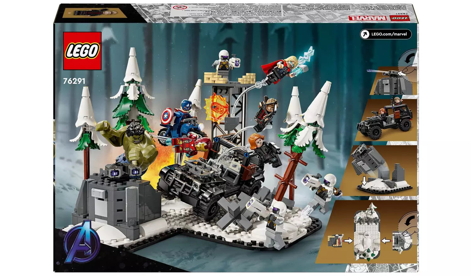 ليجو مارفل العاب البطل الخارق 613 قطعة مكعبات التركيب LEGO