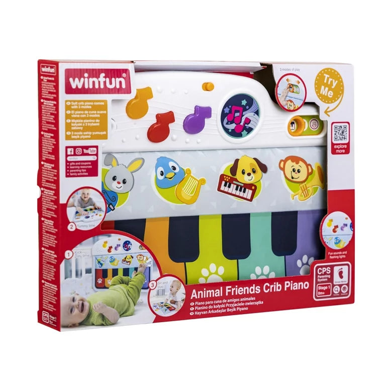 وين فن بيانو الحيوانات الطيفة مواليد تفاعلي WinFun