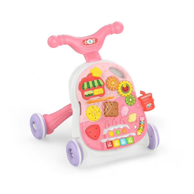 هوانجر تعليم مشي 2 في 1 وردي تعليم المشي HUANGER