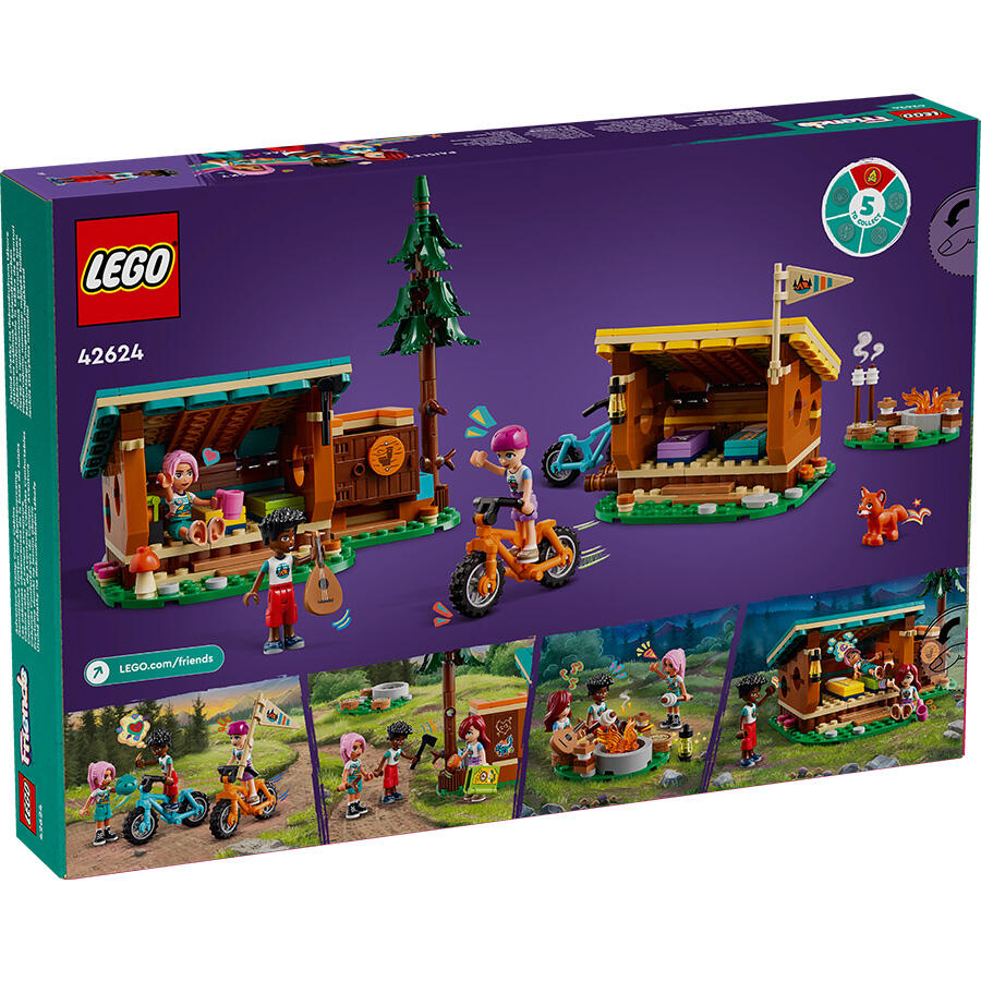 ليجو فريندز لعبة مغامرة كامب كوزي كابينز مكعبات التركيب LEGO