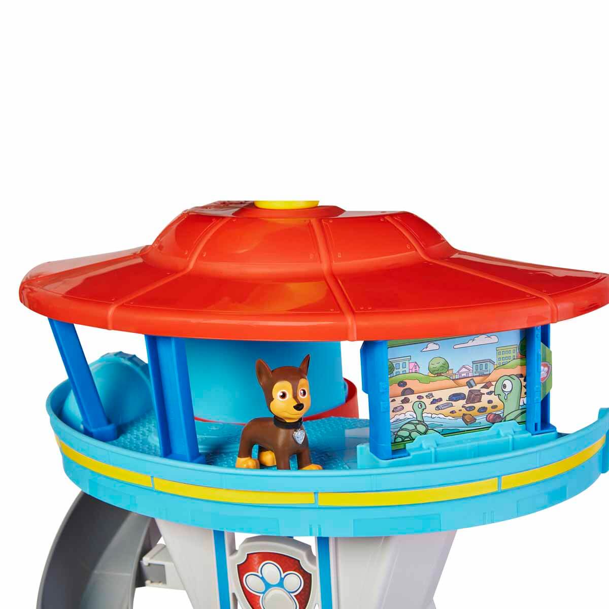 باو باترول العاب برج مراقبة مع قاذفة سيارة مركبات مع مسار Paw Patrol