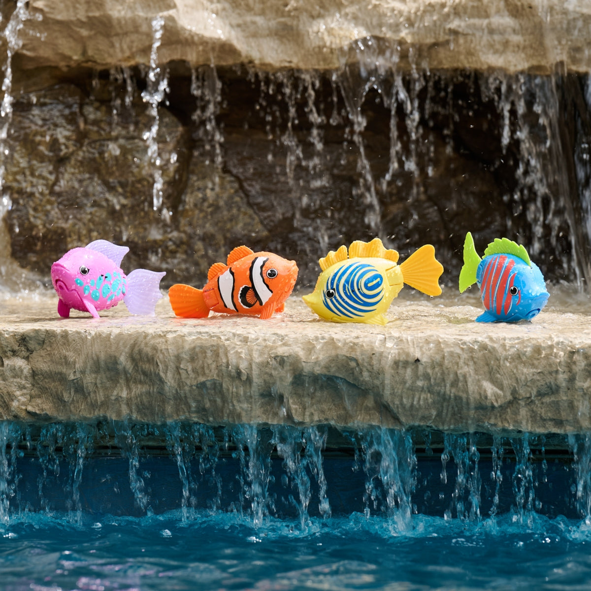 سمكة بيتا قوس قزح مجسمات الحيوانات SWIMWAYS