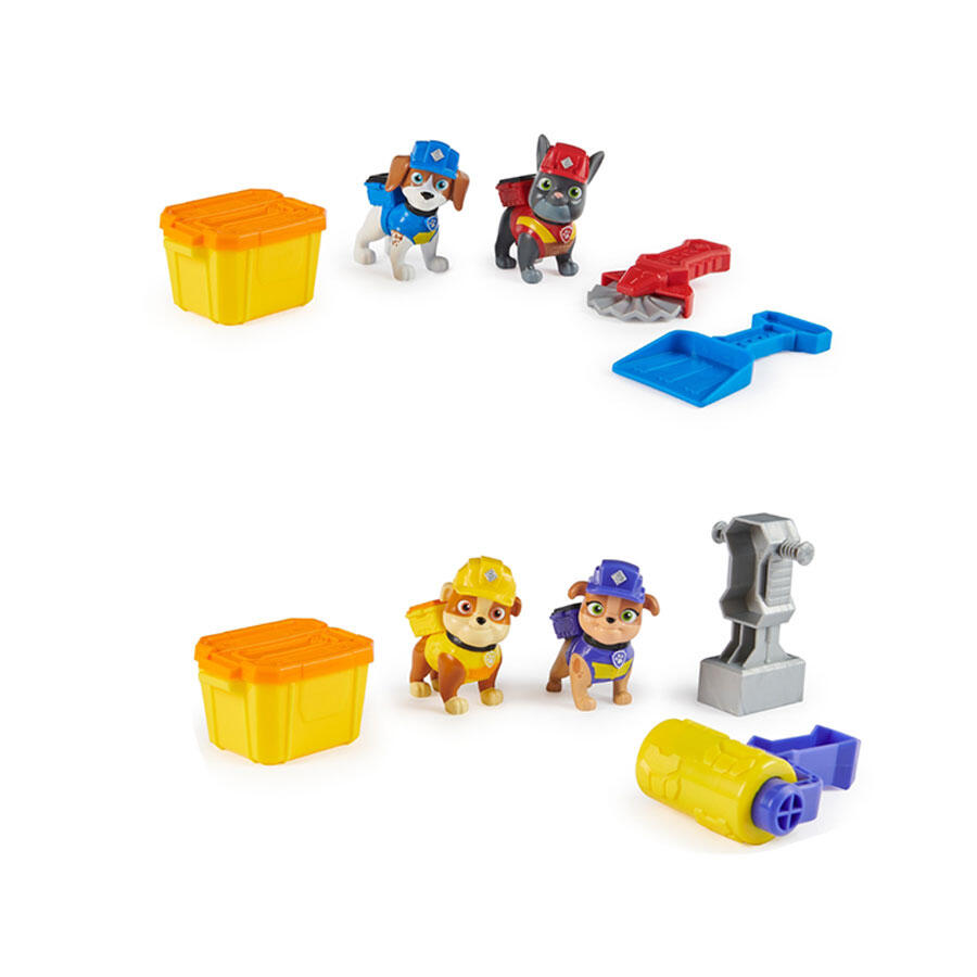 رابل اند كرو طقم الأنقاض اشكال متنوعة شخصيات كرتونية Rubble and Crew