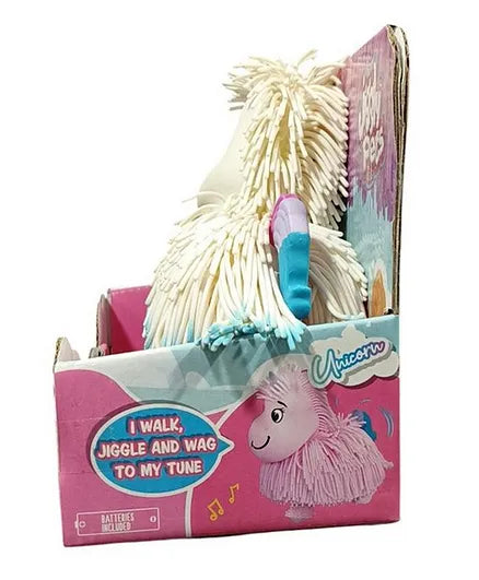 جيجلي بيتس لعبة يونيكورن المتحركة أبيض ألعاب الكترونية Jiggly Pets