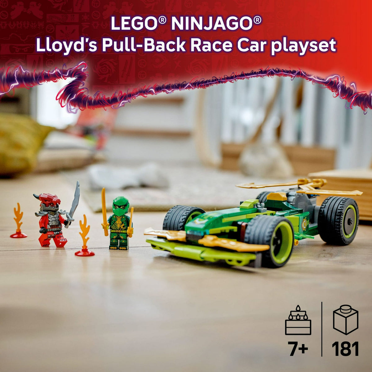 ليجو 71828 نينجاغو سيارة سباق لويدز مكعبات التركيب LEGO