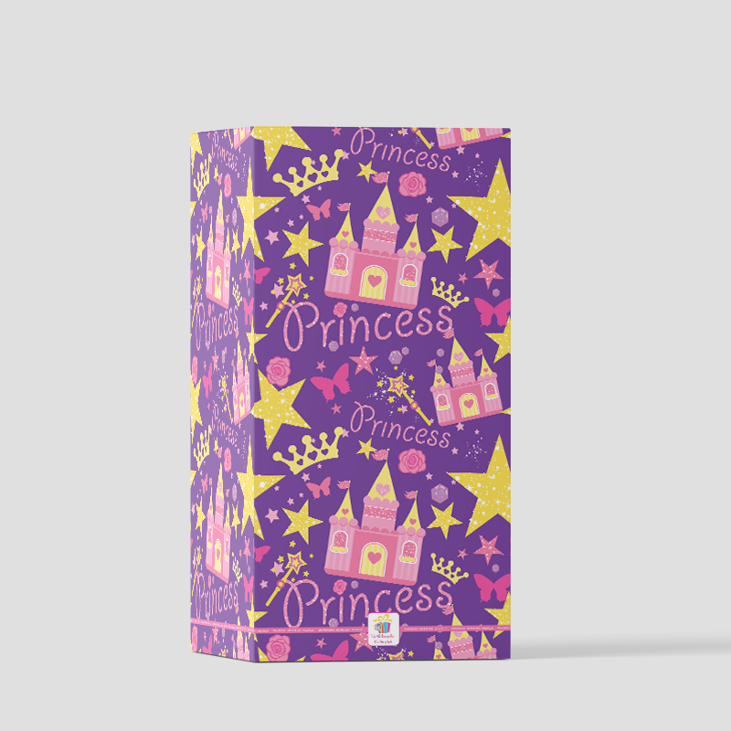 تغليف الأميرات بنفسجي لعبة و مفاجأة