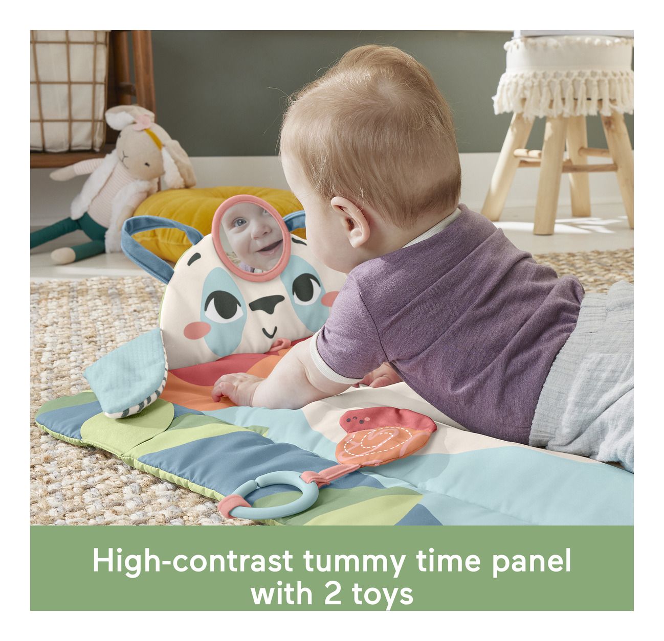 فيشر برايس سجادة لعب رولي بولي باندا بساط للمواليد Fisher-Price