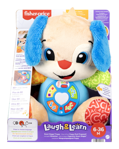 فيشر برايس جرو اضحك وتعلم ازرق الالعاب القطنية Fisher-Price