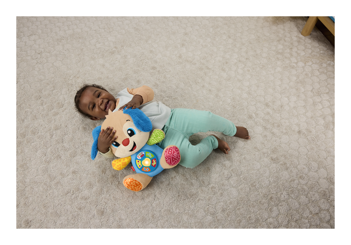 فيشر برايس جرو اضحك وتعلم ازرق الالعاب القطنية Fisher-Price