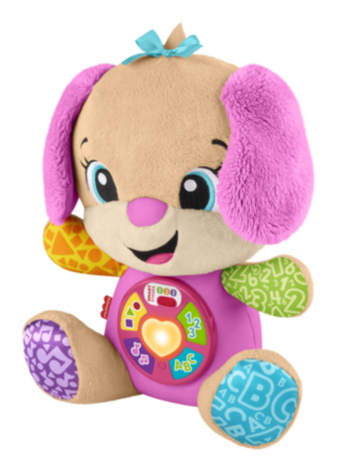 فيشر برايس جرو اضحك وتعلم وردي الالعاب القطنية Fisher-Price