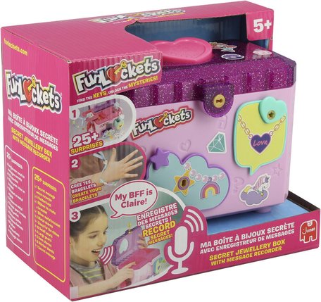 فان لوكيتس صندوق مجوهرات سيكريت الخرز والاكسسوارات FUNLOCKETS