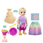 بيبي الايف الأميرة إيلي تكبر دمية طفل تفاعلية مع إكسسوارات دمى المواليد Baby Alive