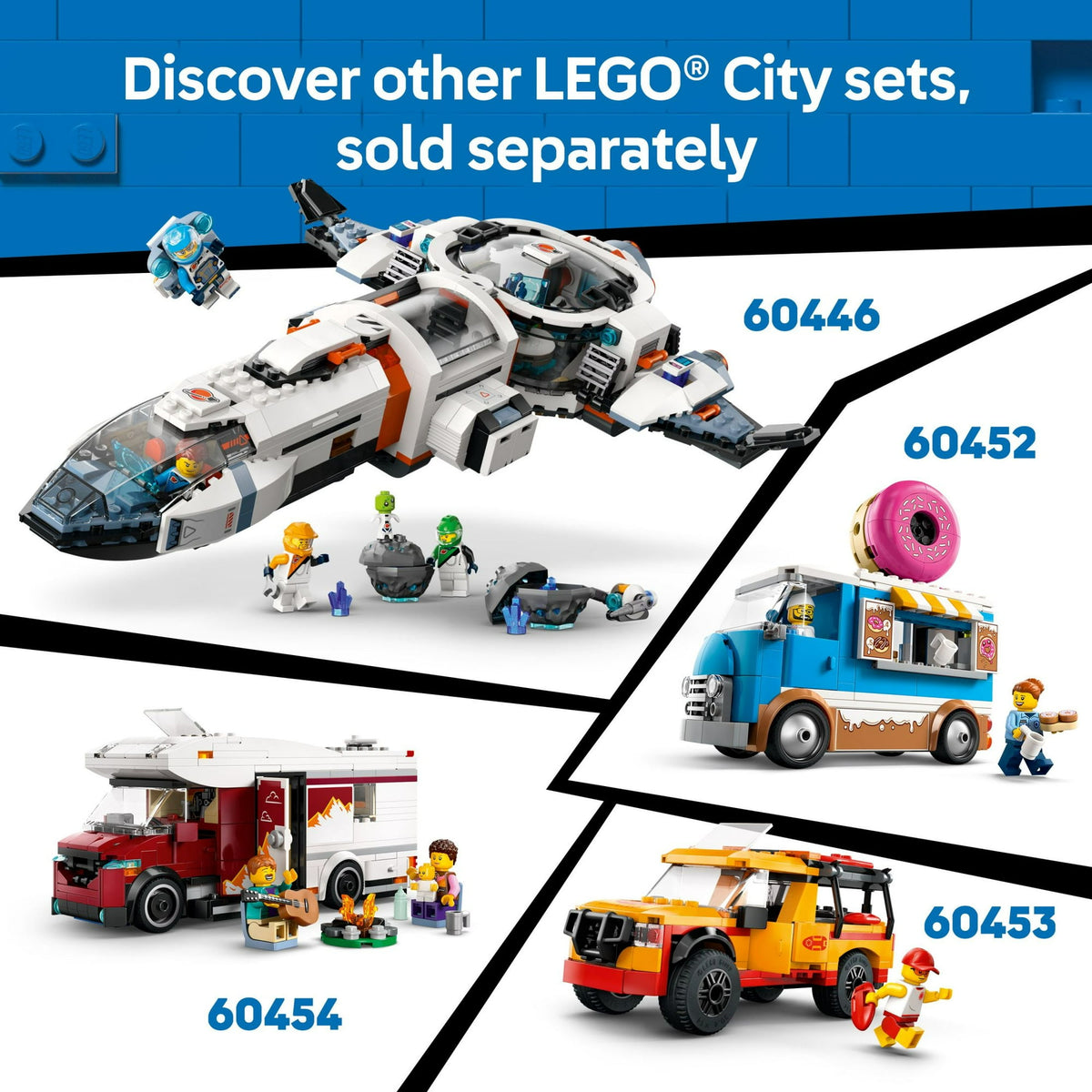 ليجو 60451 سيتي سيارة إسعاف الطوارئ مكعبات التركيب LEGO