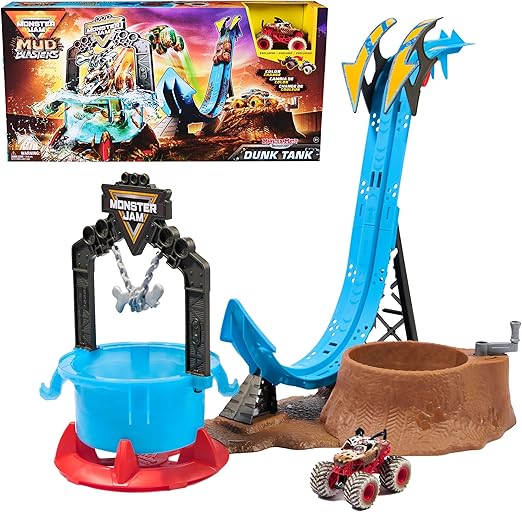 مونستر جام لعبة دبابة طين بلاسترز دونك مركبات مع مسار Monster Jam