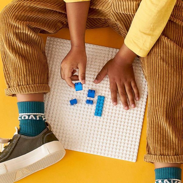 ليجو كلاسيك لوحة بناء أبيض مكعبات التركيب LEGO