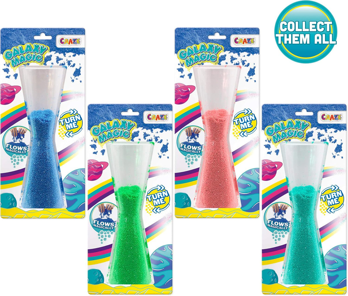 كريز رمل جالكسي مع تأثير تدفق غبار متنوع تشكيل الرمل CRAZE