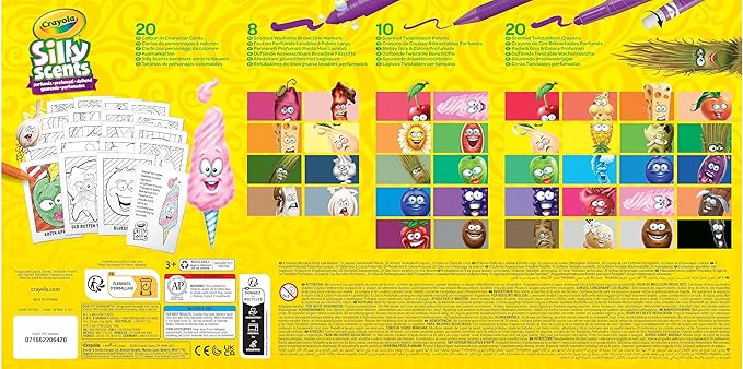 كرايولا مجموعة أنشطة تلوين سويت اند ستينكي رسم و تلوين Crayola