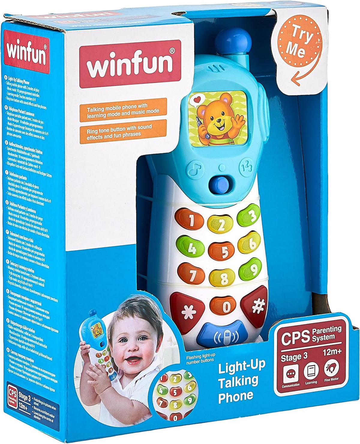 وين فن لعبة الهاتف المضيء مواليد تفاعلي WinFun