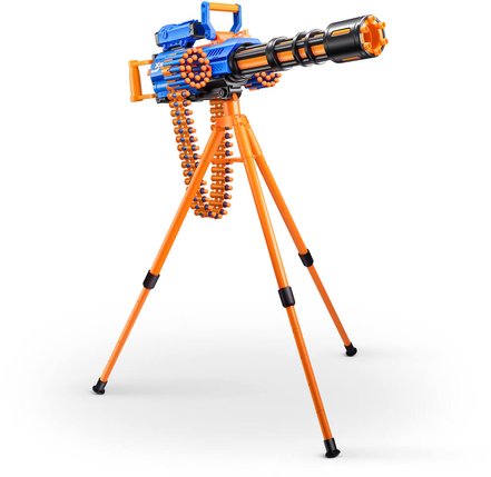 اكس شوت مسدس إيج فاير جاتلينج المزود بمحرك من الجنون مع حامل ثلاثي القوائم مسدسات مطاطية Zuru