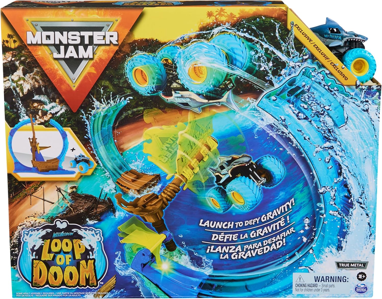 مونستر جام حبلة حلقة الموت مركبات مع مسار Monster Jam