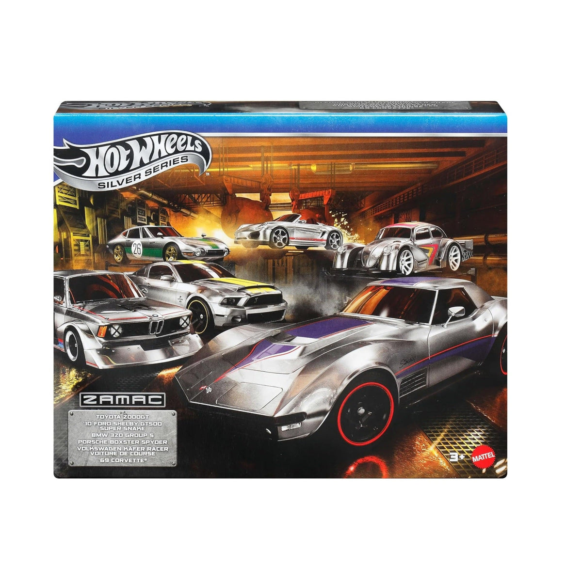 هوت ويلز مجموعة زاماك المكونة من 6 سيارات العاب البطاقات HotWheels