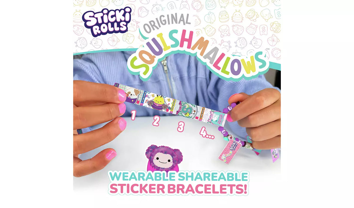 ستيكي رولز سكويشمالوز محطة صنع الملصقات والأساور الخرز والاكسسوارات Sticki Rolls