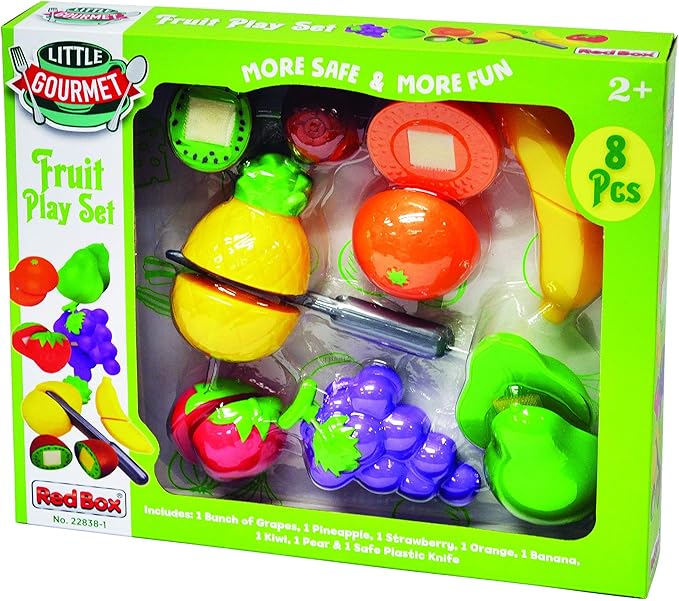 ريد بوكس لعبة الفاكهة 8 قطع ألعاب المطابخ RED BOX
