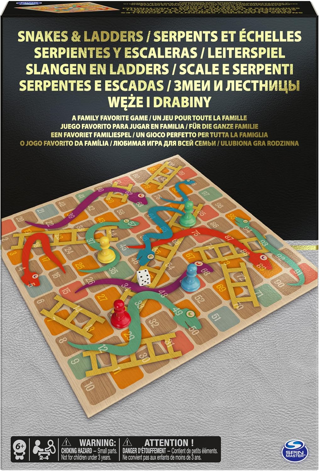 سبين ماستر لعبة السلم والثعبان العاب لوحية Spin master