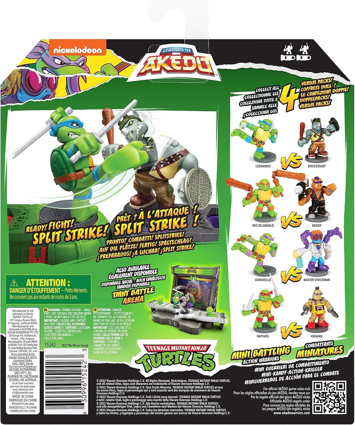 ليجيندز اوف اكيدو لعبة باك ليوناردو ضد روكستيدي مجسمات الشخصيات Legends of Akedo