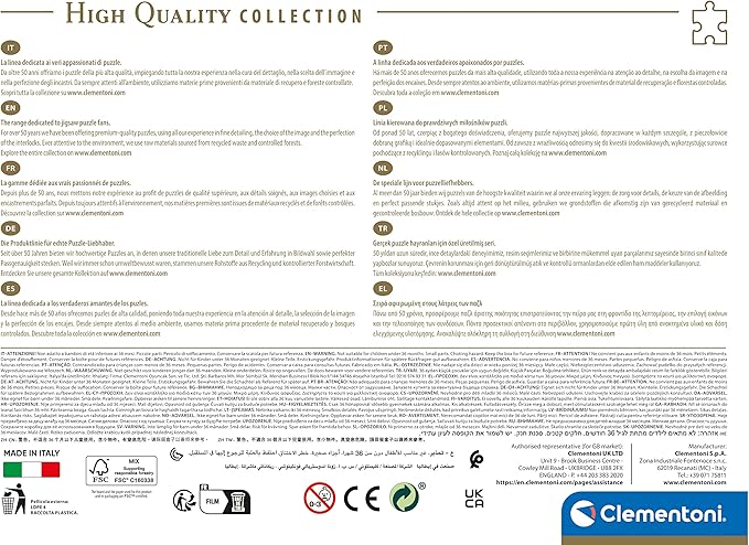 كلمنتوني بزل الأرنب والقط 500 قطعة العاب البزل Clementoni