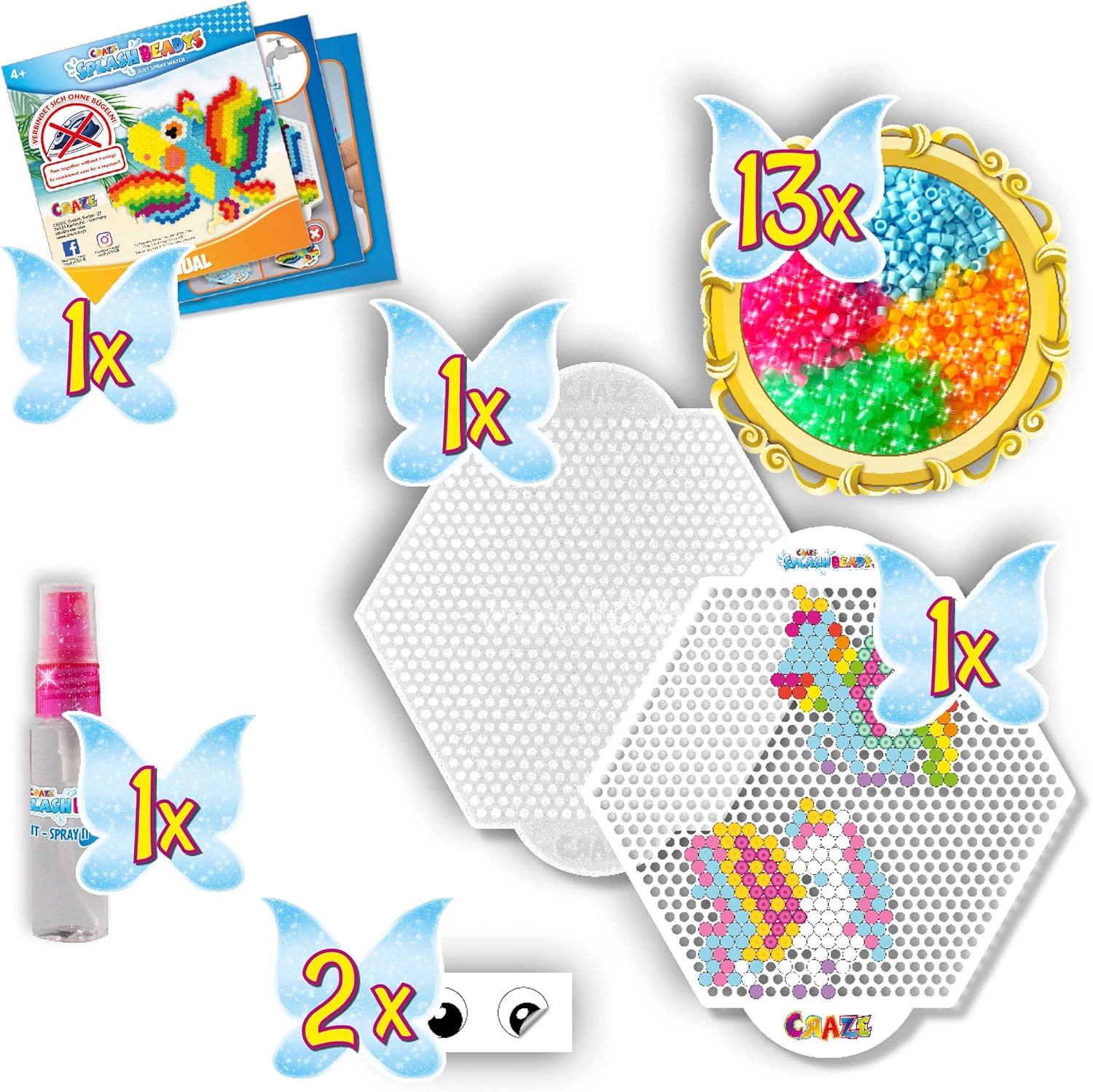 كريز تركيب الخرز لصناعة الاشكال مع ملحقات الخرز والاكسسوارات CRAZE