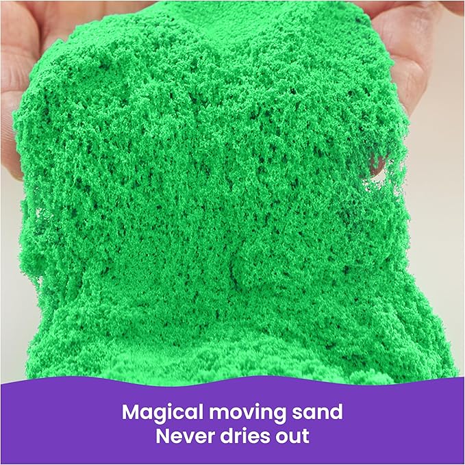 كينتك ساند حقيبة رمل اخضر تشكيل الرمل Kinetic SAND