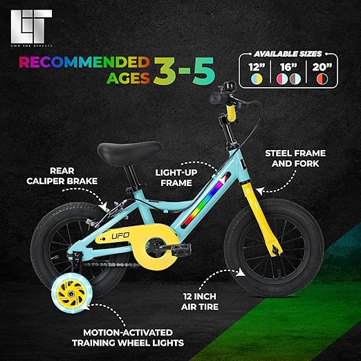 ال اي تي دراجة يو اف او مقاس 12 دراجة 2 عجلة LiT