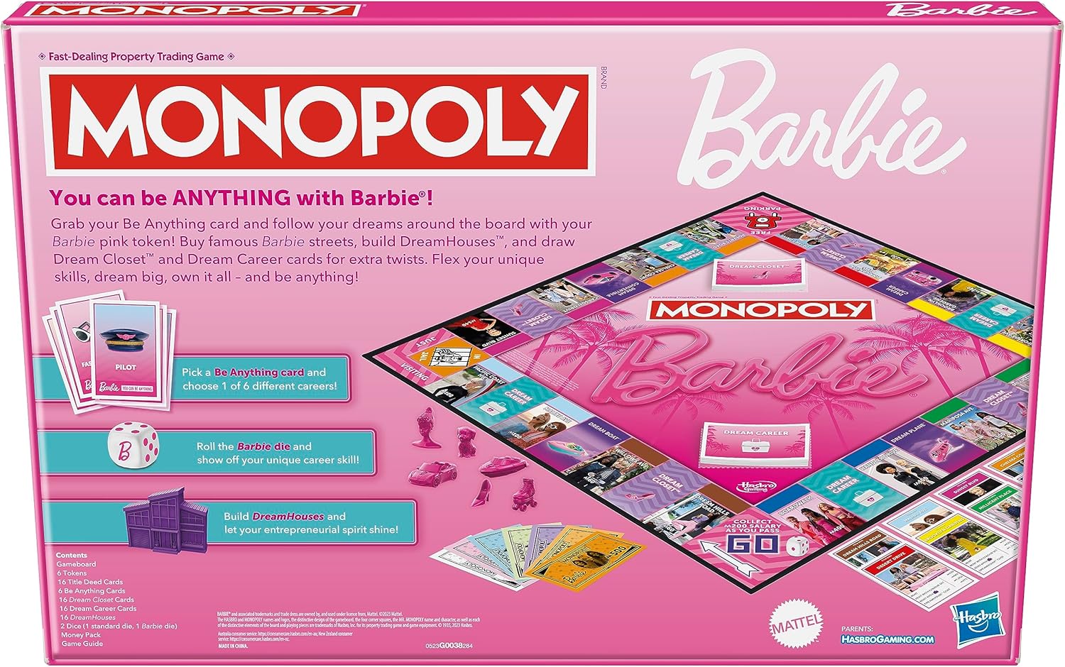 لعبة مونوبولي باربي العاب لوحية Monopoly