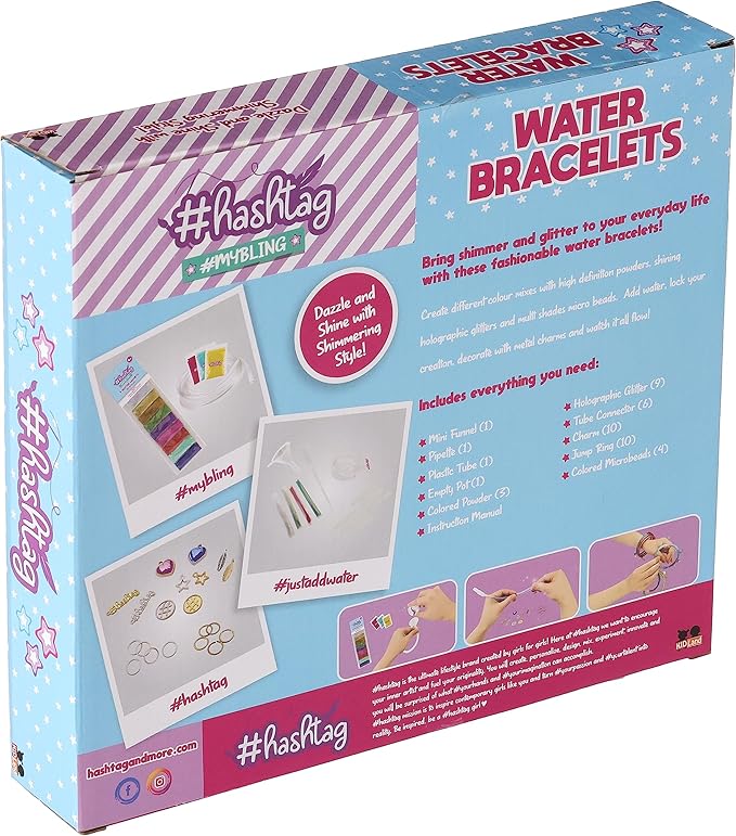 هاشتاج أساور مايبلينج المائية الخرز والاكسسوارات Hashtag