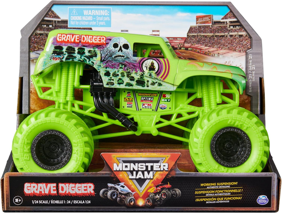 مونستر جام مجسم شاحنه معدني بألوان متنوعة سيارات داي كاست Monster Jam