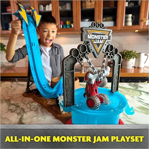 مونستر جام لعبة دبابة طين بلاسترز دونك مركبات مع مسار Monster Jam