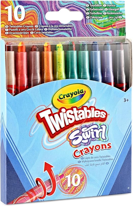 كرايولا أقلام الشمع قابلة للتدوير 10 قطع رسم و تلوين Crayola