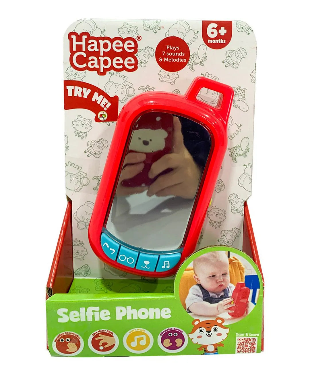 هابي كابي لعبة هاتف سيلفي مواليد تفاعلي Hapee Capee